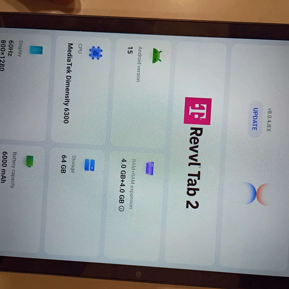 Sleek Black Tablet with Vibrant Pink Display